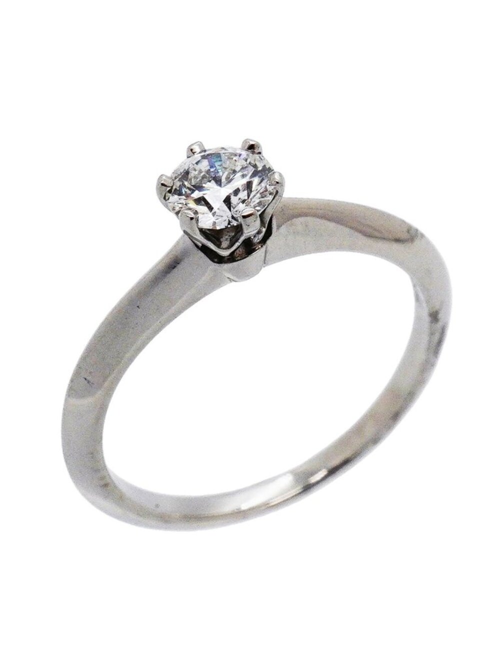 Tiffany & Co Ring Solitaire Platinum Diamond